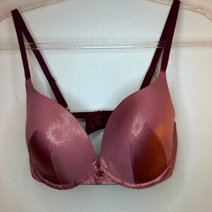 Savage x Fenty rose gold metallic underwire bra 34DD